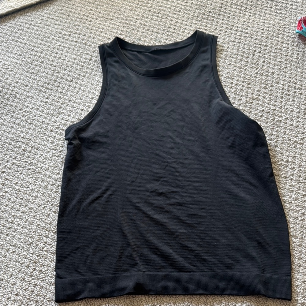 Black Lululemon Loose fitted Tank